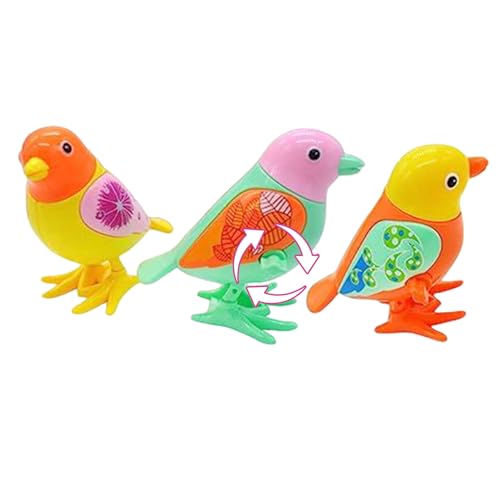 SWEETBIUTI Wind -up Birds 3PCS Plastik Uhrwerk Vogelspielzeug Led Up Toys, 4, 33x2.76x3.94 Zoll Uhr Arbeitenvogelparty Gefälligkeiten Tog Geschenk für Kinder Kinder Spielzeug Spielzeug SWEETBIUTI Wind -up Birds 3PCS Plastik Uhrwerk Vogelspielzeug Led Up Toys, 4, 33x2.76x3.94 Zoll Uhr Arbeitenvogelparty Gefälligkeiten Tog Geschenk für Kinder Kinder Spielzeug Spielzeug von SWEETBIUTI