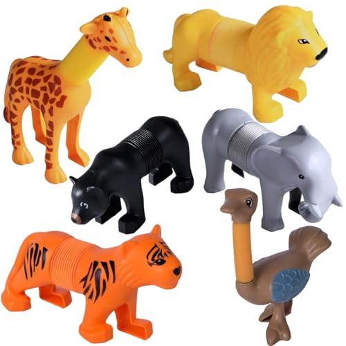 Sensorische Röhren für Kinder, 6pcs dehnbare Tierluftrohre Spielzeug lustige Kleinkind -Sensorikspielzeug süßes Zappelspielzeug, Stressabbau Party Gefälligkeiten, Geburtstagsgeschenke für Jungen und Sensorische Röhren für Kinder, 6pcs dehnbare Tierluftrohre Spielzeug lustige Kleinkind -Sensorikspielzeug süßes Zappelspielzeug, Stressabbau Party Gefälligkeiten, Geburtstagsgeschenke für Jungen und von SWEETBIUTI