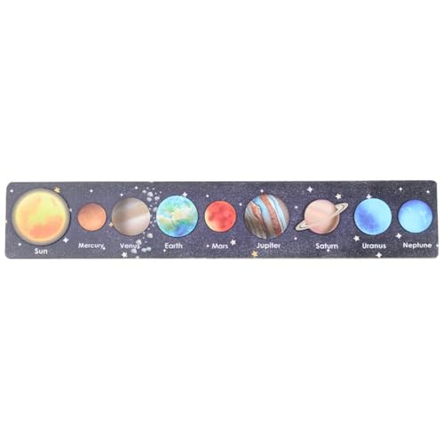 Solarsystem für Kinder 36 Monate+, hölzernes Solarsystem Puzzle, beweglicher Planet Name Brettspiel Vorschule Bildungsspielzeug für Jungen Mädchen Geburtstagsgeschenke, Stil a Solarsystem für Kinder 36 Monate+, hölzernes Solarsystem Puzzle, beweglicher Planet Name Brettspiel Vorschule Bildungsspielzeug für Jungen Mädchen Geburtstagsgeschenke, Stil a von SWEETBIUTI
