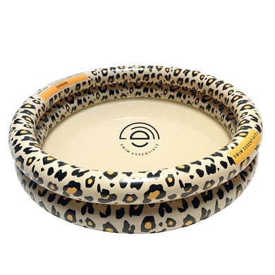 Swim Essentials Printed Baby Pool Beige Leopard 60 cm 2 rings von SWIM ESSENTIALS