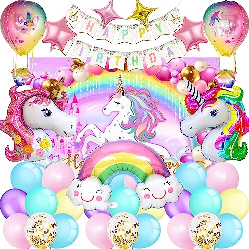 SWOKKTS Einhor Geburtstagsdeko Set, Geburtstagsdeko Mädchen Einhor, Einhor Deko Kindergeburtstag Mädchen, Einhor Luftballons Helium SWOKKTS Einhor Geburtstagsdeko Set, Geburtstagsdeko Mädchen Einhor, Einhor Deko Kindergeburtstag Mädchen, Einhor Luftballons Helium von SWOKKTS