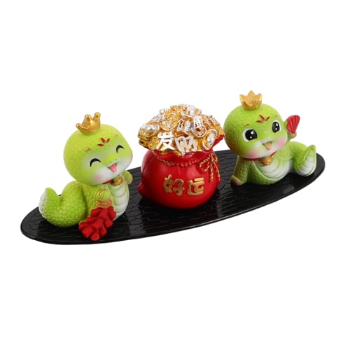 SWOOMEY 1 Satz Miniature Schlange Figurine Chinesisches Neujahr Zodiac Snake Statue Auto Dashboard Dekoration für Jahr der Schlange SWOOMEY 1 Satz Miniature Schlange Figurine Chinesisches Neujahr Zodiac Snake Statue Auto Dashboard Dekoration für Jahr der Schlange von SWOOMEY