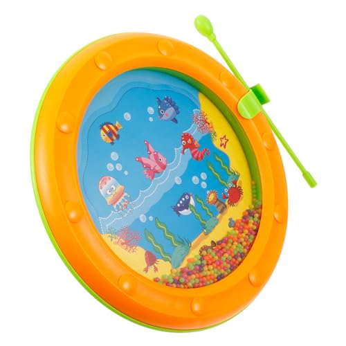 SWOOMEY 1 Satz Surftrommel Schlaginstrument Trommel Handtrommelinstrument Meereswellen-Sound-Trommel Musikinstrumente für Vorschulkinder Trommel Musikspielzeug Plastik Orange SWOOMEY 1 Satz Surftrommel Schlaginstrument Trommel Handtrommelinstrument Meereswellen-Sound-Trommel Musikinstrumente für Vorschulkinder Trommel Musikspielzeug Plastik Orange von SWOOMEY