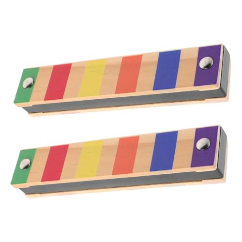 SWOOMEY 2 Stück Doppelreihe Musikinstrument für Anfänger für Kleinkinder und Grundschüler Farbenfrohes Holzspielzeug Musikalischer Fähigkeiten SWOOMEY 2 Stück Doppelreihe Musikinstrument für Anfänger für Kleinkinder und Grundschüler Farbenfrohes Holzspielzeug Musikalischer Fähigkeiten von SWOOMEY