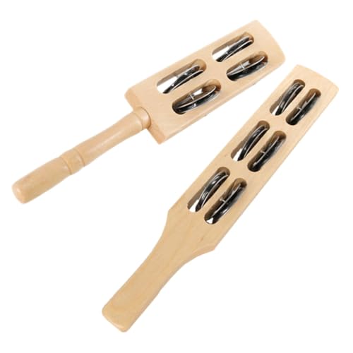 SWOOMEY 2 Stück Handglocken für Musikalisches aus Holz und Fördert Musikverständnis und Hand Augen Koordination für Junge Jingle Instrument für Kreative SWOOMEY 2 Stück Handglocken für Musikalisches aus Holz und Fördert Musikverständnis und Hand Augen Koordination für Junge Jingle Instrument für Kreative von SWOOMEY