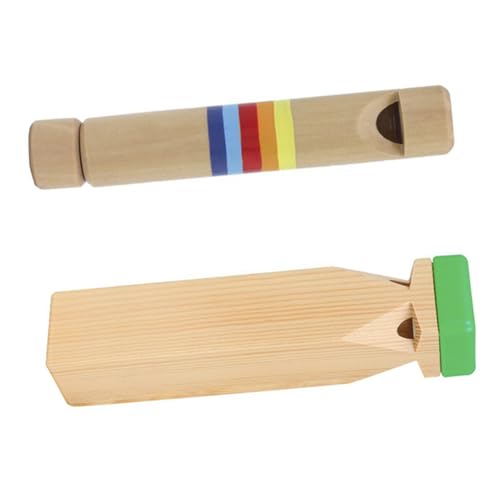 SWOOMEY 2 Stück Holzpfeifen für Rutschpfeifen Frühkindliches Lernspielzeug aus Holz Fördert Musikalisches Interesse und Kreativität bei Jungen SWOOMEY 2 Stück Holzpfeifen für Rutschpfeifen Frühkindliches Lernspielzeug aus Holz Fördert Musikalisches Interesse und Kreativität bei Jungen von SWOOMEY