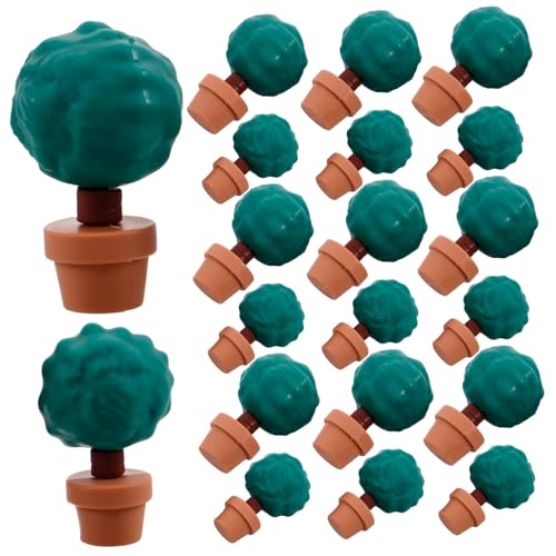 SWOOMEY 20 Stück Miniaturpflanzen Mini Bäume für Dekoration Weiche Topfpflanzen Zubehör für Puppenhäuser Dioramen Gartenszenen Niedlicher Wohnaccessoire für Bastelprojekte SWOOMEY 20 Stück Miniaturpflanzen Mini Bäume für Dekoration Weiche Topfpflanzen Zubehör für Puppenhäuser Dioramen Gartenszenen Niedlicher Wohnaccessoire für Bastelprojekte von SWOOMEY