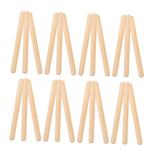 SWOOMEY 32 Stück Instrumentenstange Zum Austausch Kinderinstrument Rhythmus-Sticks Musikstöcke Musical Schlagzeug Trommelstöcke Buche Kindertrommel Kleinkind Üben Holz SWOOMEY 32 Stück Instrumentenstange Zum Austausch Kinderinstrument Rhythmus-Sticks Musikstöcke Musical Schlagzeug Trommelstöcke Buche Kindertrommel Kleinkind Üben Holz von SWOOMEY