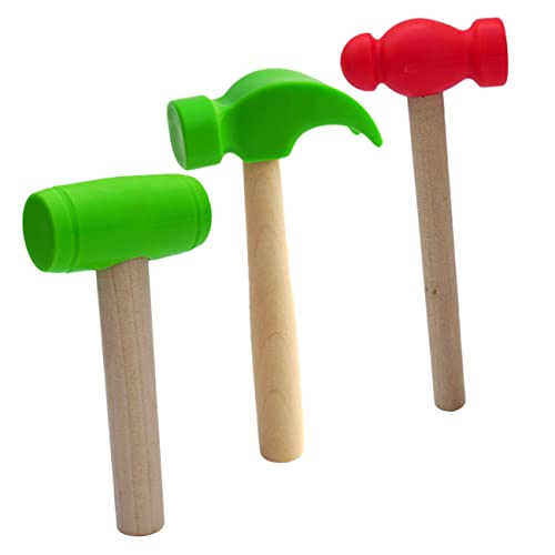 SWOOMEY 3Stücke Holzspielzeug Hammerspielzeug für Großer und Kleiner Hammer Sowie für Pädagogisches und SWOOMEY 3Stücke Holzspielzeug Hammerspielzeug für Großer und Kleiner Hammer Sowie für Pädagogisches und von SWOOMEY