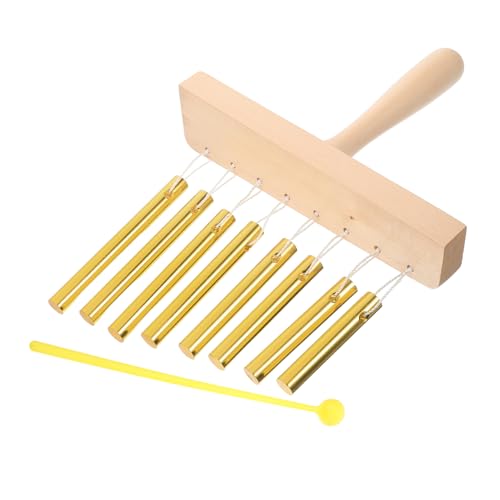 SWOOMEY Acht-ton-Musik-windkinne Musikalische Glockenspiele Windglocken-schlaginstrument Schlaginstrumente Windspielinstrument Klingendes Musikinstrument Schlägel Perkussion Holz Golden SWOOMEY Acht-ton-Musik-windkinne Musikalische Glockenspiele Windglocken-schlaginstrument Schlaginstrumente Windspielinstrument Klingendes Musikinstrument Schlägel Perkussion Holz Golden von SWOOMEY