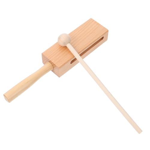 SWOOMEY Holzpercussion Block Für Musikinstrument Mit Holzhammer Pädagogisches Musikspielzeug Der Kreativität Und Hand Augen Koordination Für Musikunterricht von SWOOMEY