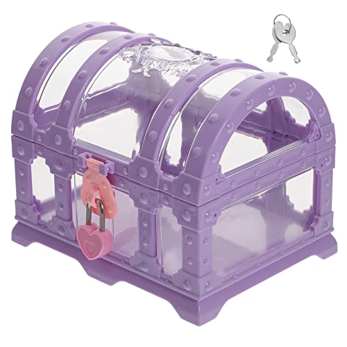 SWOOMEY Kleine mit Schloss Spielzeugbox Transparente Runde Form für Piratenpartys und Schmuckaufbewahrung Leicht und Kompakt Perfektes SWOOMEY Kleine mit Schloss Spielzeugbox Transparente Runde Form für Piratenpartys und Schmuckaufbewahrung Leicht und Kompakt Perfektes von SWOOMEY
