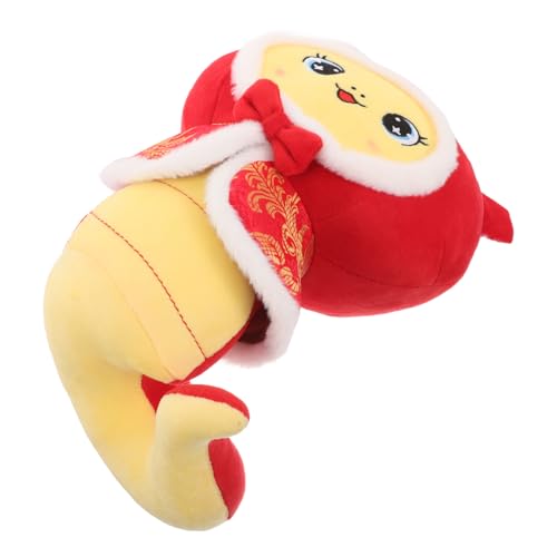 SWOOMEY Kuscheltier Schlange Plüsch Snake Maskottchen Feng Shui Deko für Jahr der Schlange für Chinesische Neujahr und Frühlingsfest von SWOOMEY