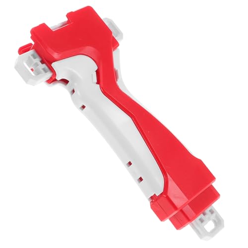 SWOOMEY Schnur Launcher mit Ergonomischem Griff für Präzise Dual Richtung Kompatibel mit Anderen Kampfkreisel Spielzeugzubehör Aufregende Burst Gyro für Rot von SWOOMEY