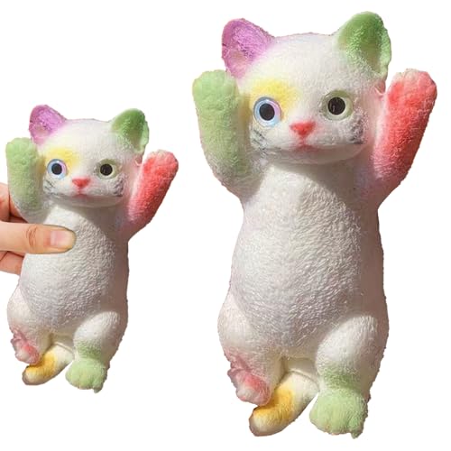 Squishy Katze Toy, Niedliche Form Katze Squishy Stressabbau Spielzeug Squeeze Toy, Katze Quetschspielzeug Lustig Cat Anti Stress Fidget Toys für Mädchen Und Jungen Zum Entspannen Squishy Katze Toy, Niedliche Form Katze Squishy Stressabbau Spielzeug Squeeze Toy, Katze Quetschspielzeug Lustig Cat Anti Stress Fidget Toys für Mädchen Und Jungen Zum Entspannen von SWRCEYJH