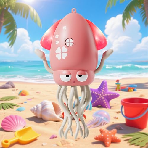 SWTOIPIG Elektrisches tanzendes Oktopus-Spielzeug mit LED-Licht und Musik, Kinder Elektrisches Krabbel-Oktopus-Bauchzeit-Spielzeug, wiederaufladbares interaktives sensorisches Spielzeug, perfektes SWTOIPIG Elektrisches tanzendes Oktopus-Spielzeug mit LED-Licht und Musik, Kinder Elektrisches Krabbel-Oktopus-Bauchzeit-Spielzeug, wiederaufladbares interaktives sensorisches Spielzeug, perfektes von SWTOIPIG