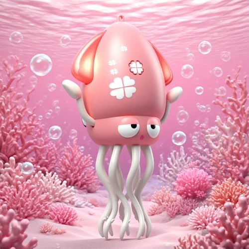 SWTOIPIG Elektrisches tanzendes Oktopus-Spielzeug mit LED-Licht und Musik, Kinder Elektrisches Krabbel-Oktopus-Bauchzeit-Spielzeug, wiederaufladbares interaktives sensorisches Spielzeug, perfektes von SWTOIPIG