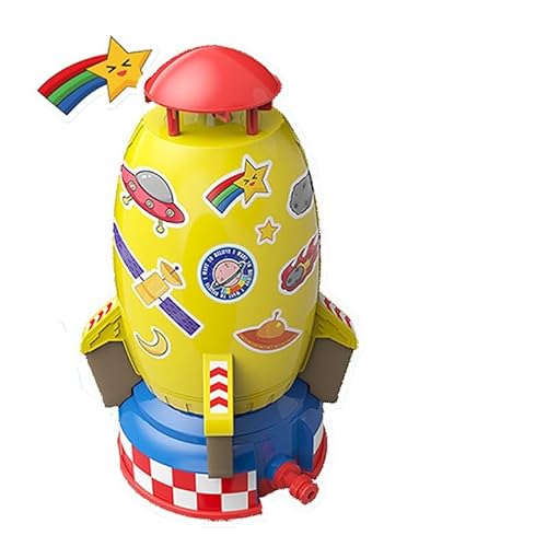 KidSplash | Die Fliegende Wasser-Rakete Für Endlosen Sommer-Spaß Luxxiv Gelb*3 von SWZEC