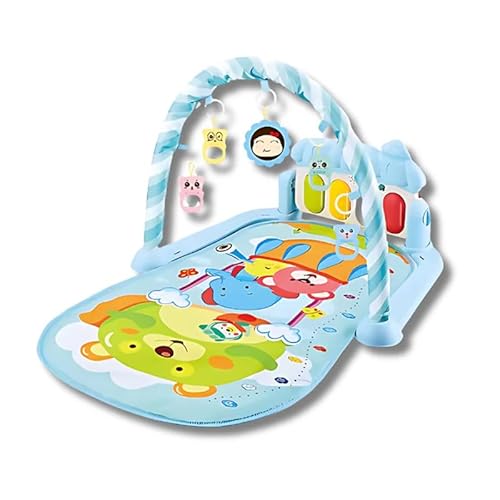 SWZEC Babykindwelt - MusikMatte Musikalische Baby-Spielmatte für endlosen Spaß(Blau) von SWZEC