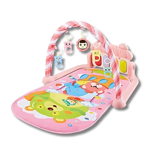 SWZEC Babykindwelt - MusikMatte Musikalische Baby-Spielmatte für endlosen Spaß(Rosa) von SWZEC