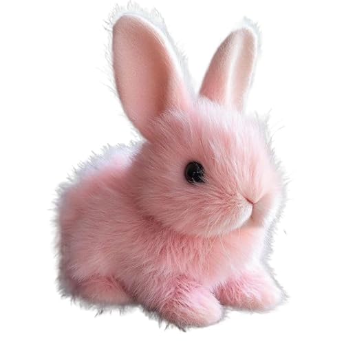 SWZEC Bunby - Mein realistisches Kaninchen-Spielzeug(Rosa) von SWZEC