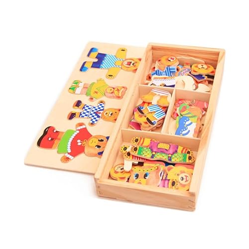 SWZEC Woods™ | Anziehpuzzle aus Holz 'Boris' - Mein Kleines Baby (1x) von SWZEC