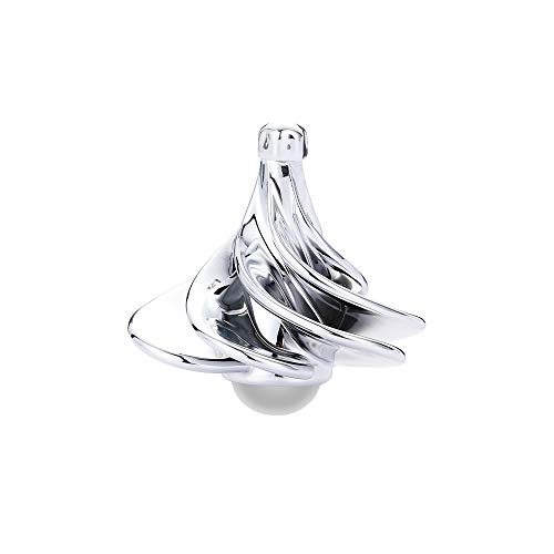 Silent Fidget Toys Metal Fidget Toys Erwachsene Kinder Adhs Würfel (Silber) von SWZEC