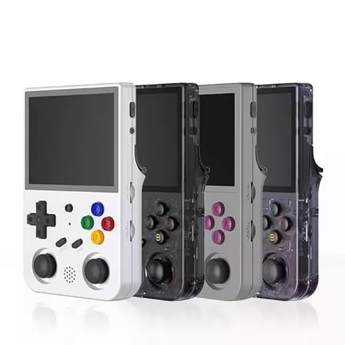 SXMA RG353V Retro Video Handheld Spielkonsole Android 11+Linux System, 3,5 Zoll IPS Bildschirm 64G TF Karte 4420+ Klassische Spiele RK3566 64bit Spielkonsole Kompatibel mit Bluetooth 4.2 und 5G WiFi von SXMA