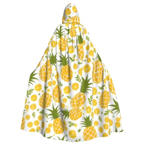 SXOOGE Ananas Unisex Cosplay Kostüm Halloween Kapuzenumhang Umhang für Party Dress Up volle Länge Uniform Robe SXOOGE Ananas Unisex Cosplay Kostüm Halloween Kapuzenumhang Umhang für Party Dress Up volle Länge Uniform Robe von SXOOGE