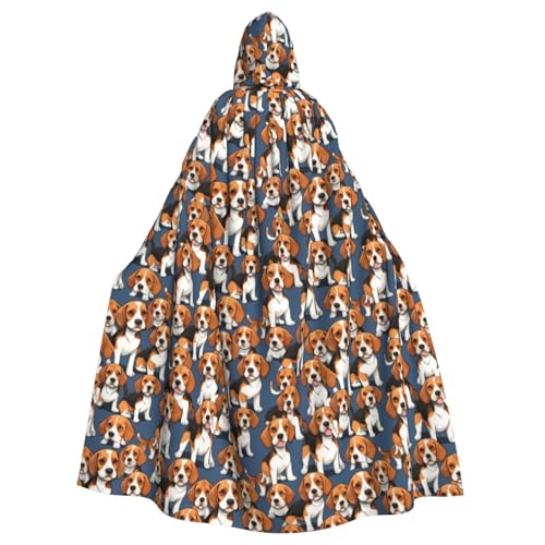 SXOOGE Beagle-Hund, Unisex, Cosplay-Kostüm, Halloween, Kapuzenumhang, Umhang für Party, Verkleidung, volle Länge, Uniform-Bademantel SXOOGE Beagle-Hund, Unisex, Cosplay-Kostüm, Halloween, Kapuzenumhang, Umhang für Party, Verkleidung, volle Länge, Uniform-Bademantel von SXOOGE