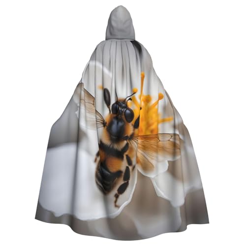 SXOOGE Bee On Honeycomb Unisex Cosplay Kostüm Halloween Kapuzenumhang Umhang für Party Verkleiden voller Länge Uniform Robe SXOOGE Bee On Honeycomb Unisex Cosplay Kostüm Halloween Kapuzenumhang Umhang für Party Verkleiden voller Länge Uniform Robe von SXOOGE