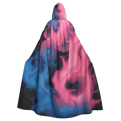 SXOOGE Blauer und pinker Halloween-Umhang, Unisex, Kapuzenumhang, Cosplay-Kostüm, Umhang für Halloween, Kapuzenuniform SXOOGE Blauer und pinker Halloween-Umhang, Unisex, Kapuzenumhang, Cosplay-Kostüm, Umhang für Halloween, Kapuzenuniform von SXOOGE