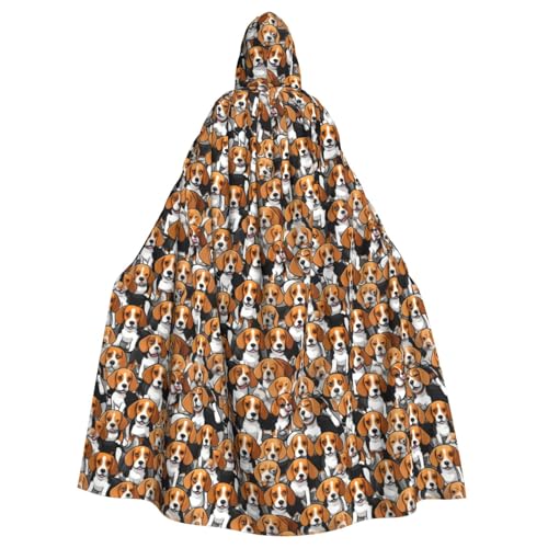 SXOOGE Cartoon-Beagle-Hund, Unisex, Cosplay-Kostüm, Halloween, Kapuzenumhang, Umhang für Party, Verkleidung, volle Länge, Uniform-Bademantel SXOOGE Cartoon-Beagle-Hund, Unisex, Cosplay-Kostüm, Halloween, Kapuzenumhang, Umhang für Party, Verkleidung, volle Länge, Uniform-Bademantel von SXOOGE