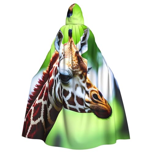 SXOOGE Cartoon-Giraffen-Halloween-Umhang, Unisex, Kapuzenumhang, Cosplay-Kostüm, Umhang für Halloween, Kapuzenuniform SXOOGE Cartoon-Giraffen-Halloween-Umhang, Unisex, Kapuzenumhang, Cosplay-Kostüm, Umhang für Halloween, Kapuzenuniform von SXOOGE