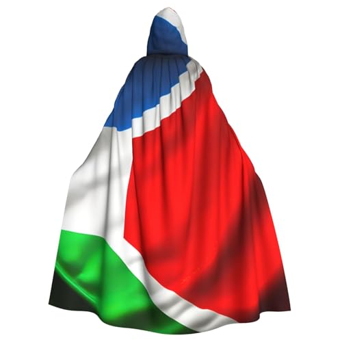 SXOOGE Costa Rica Flagge, 1 Halloween-Umhang, Unisex, Kapuzenumhang, Cosplay-Kostüm, Umhang für Halloween, Kapuzenuniform SXOOGE Costa Rica Flagge, 1 Halloween-Umhang, Unisex, Kapuzenumhang, Cosplay-Kostüm, Umhang für Halloween, Kapuzenuniform von SXOOGE
