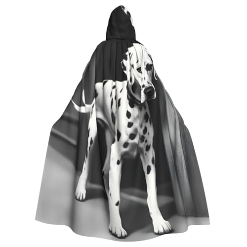 SXOOGE Dalmatiner 1 Halloween Umhang Unisex Robe Kapuzenumhang Cosplay Kostüm Umhang für Halloween Kapuzenuniform SXOOGE Dalmatiner 1 Halloween Umhang Unisex Robe Kapuzenumhang Cosplay Kostüm Umhang für Halloween Kapuzenuniform von SXOOGE