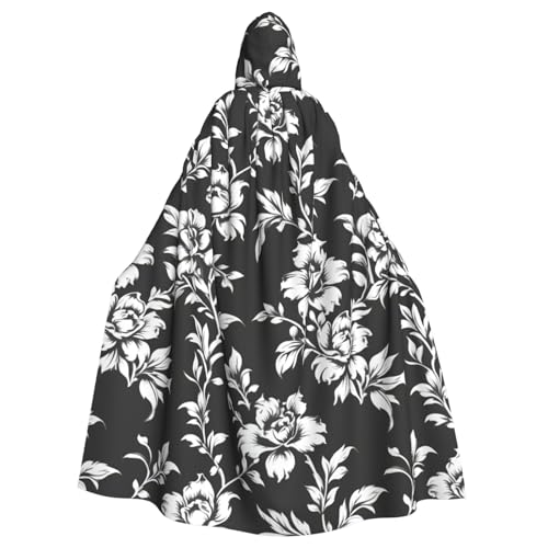 SXOOGE Damast-Muster, Unisex, Cosplay-Kostüm, Halloween, Kapuzenumhang, Umhang für Party, Verkleidung, volle Länge, Uniform-Bademantel SXOOGE Damast-Muster, Unisex, Cosplay-Kostüm, Halloween, Kapuzenumhang, Umhang für Party, Verkleidung, volle Länge, Uniform-Bademantel von SXOOGE
