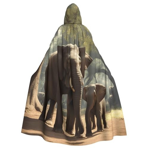 SXOOGE Elefant Unisex Cosplay Kostüm Halloween Kapuzenumhang Umhang für Party Verkleiden volle Länge Uniform Robe SXOOGE Elefant Unisex Cosplay Kostüm Halloween Kapuzenumhang Umhang für Party Verkleiden volle Länge Uniform Robe von SXOOGE