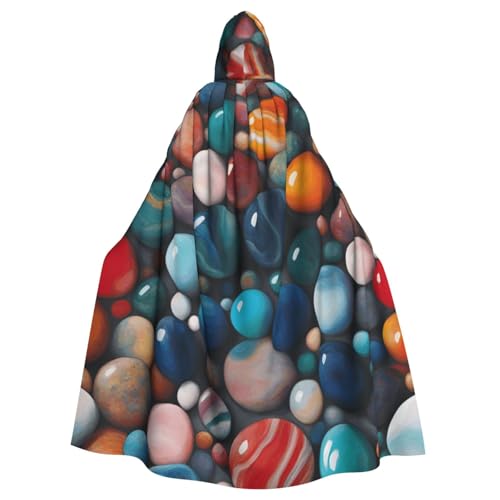 SXOOGE Farbiger Marmor-Halloween-Umhang, Unisex, Kapuzenumhang, Cosplay-Kostüm, Umhang für Halloween, Kapuzenuniform SXOOGE Farbiger Marmor-Halloween-Umhang, Unisex, Kapuzenumhang, Cosplay-Kostüm, Umhang für Halloween, Kapuzenuniform von SXOOGE