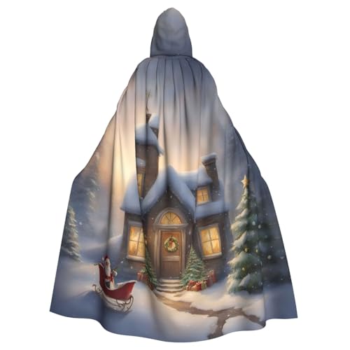 SXOOGE Frohe Weihnachten Unisex Cosplay Kostüm Halloween Kapuzenumhang Umhang für Party Verkleiden voller Länge Uniform Robe SXOOGE Frohe Weihnachten Unisex Cosplay Kostüm Halloween Kapuzenumhang Umhang für Party Verkleiden voller Länge Uniform Robe von SXOOGE