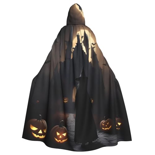 SXOOGE Halloween Gothic 1 Unisex Cosplay Kostüm Halloween Kapuzenumhang Umhang für Party Dress Up volle Länge Uniform Robe von SXOOGE