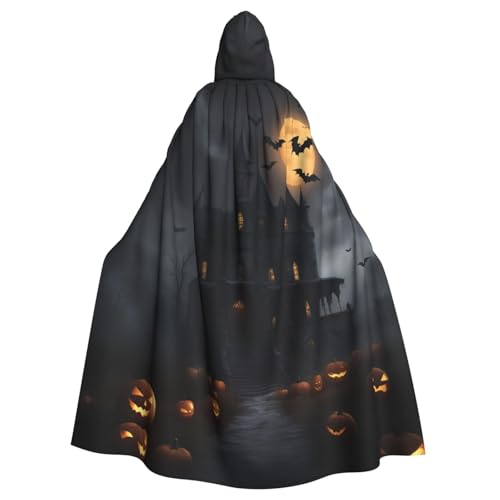 SXOOGE Halloween-Gothic-Kostüm, Unisex, Cosplay-Kostüm, Halloween-Kapuzenumhang für Party, Verkleidung, volle Länge, Uniform-Bademantel SXOOGE Halloween-Gothic-Kostüm, Unisex, Cosplay-Kostüm, Halloween-Kapuzenumhang für Party, Verkleidung, volle Länge, Uniform-Bademantel von SXOOGE
