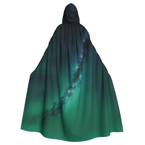 SXOOGE Halloween-Umhang mit Galaxie, Unisex, Kapuzenumhang, Cosplay-Kostüm, Umhang für Halloween, Kapuzenuniform SXOOGE Halloween-Umhang mit Galaxie, Unisex, Kapuzenumhang, Cosplay-Kostüm, Umhang für Halloween, Kapuzenuniform von SXOOGE