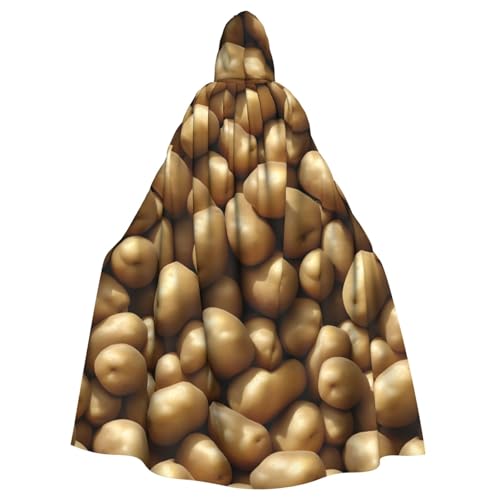 SXOOGE Potatoes Unisex Cosplay Kostüm Halloween Kapuzenumhang Umhang für Party Verkleiden voller Länge Uniform Robe SXOOGE Potatoes Unisex Cosplay Kostüm Halloween Kapuzenumhang Umhang für Party Verkleiden voller Länge Uniform Robe von SXOOGE