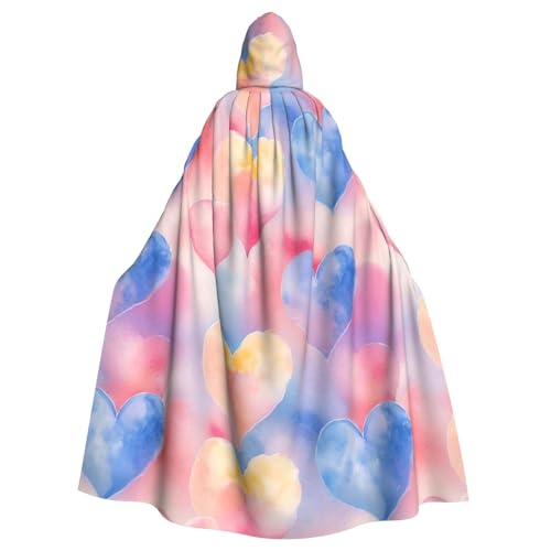 SXOOGE Regenbogen Unisex Cosplay Kostüm Halloween Kapuzenumhang Umhang für Party Dress Up volle Länge Uniform Robe SXOOGE Regenbogen Unisex Cosplay Kostüm Halloween Kapuzenumhang Umhang für Party Dress Up volle Länge Uniform Robe von SXOOGE