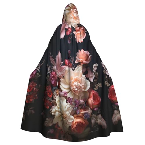 SXOOGE Schöne Blumen 1 Halloween Umhang Unisex Robe Kapuzenumhang Cosplay Kostüm Umhang für Halloween Kapuzenuniform SXOOGE Schöne Blumen 1 Halloween Umhang Unisex Robe Kapuzenumhang Cosplay Kostüm Umhang für Halloween Kapuzenuniform von SXOOGE