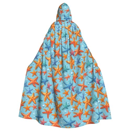 SXOOGE Seestern Unisex Cosplay Kostüm Halloween Kapuzenumhang Umhang für Party Verkleiden volle Länge Uniform Robe SXOOGE Seestern Unisex Cosplay Kostüm Halloween Kapuzenumhang Umhang für Party Verkleiden volle Länge Uniform Robe von SXOOGE