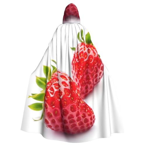 SXOOGE Strawberry Unisex Cosplay Kostüm Halloween Kapuzenumhang Umhang für Party Verkleiden voller Länge Uniform Robe SXOOGE Strawberry Unisex Cosplay Kostüm Halloween Kapuzenumhang Umhang für Party Verkleiden voller Länge Uniform Robe von SXOOGE