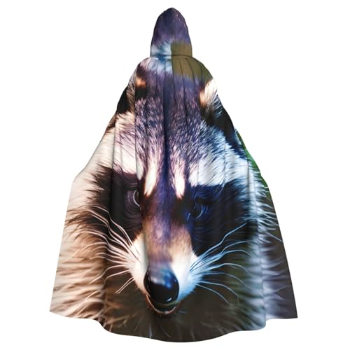 SXOOGE Süßer Waschbär 1 Unisex Cosplay Kostüm Halloween Kapuzenumhang Umhang für Party Verkleiden volle Länge Uniform Robe SXOOGE Süßer Waschbär 1 Unisex Cosplay Kostüm Halloween Kapuzenumhang Umhang für Party Verkleiden volle Länge Uniform Robe von SXOOGE