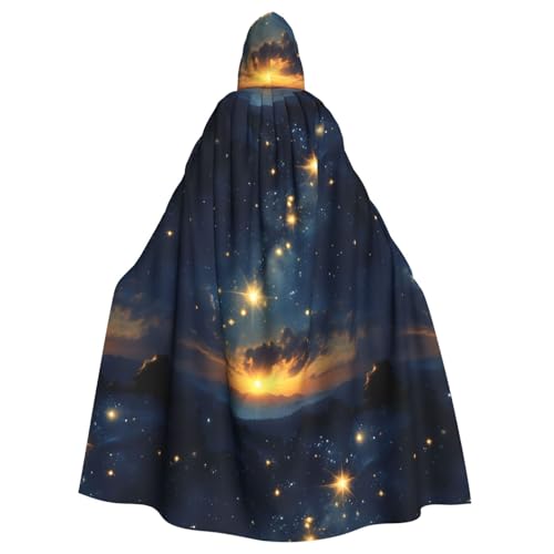 SXOOGE Unisex Cosplay-Kostüm, leuchtet im Dunkeln, Halloween-Kapuzenumhang für Party, Verkleidung, volle Länge, Uniform-Bademantel SXOOGE Unisex Cosplay-Kostüm, leuchtet im Dunkeln, Halloween-Kapuzenumhang für Party, Verkleidung, volle Länge, Uniform-Bademantel von SXOOGE